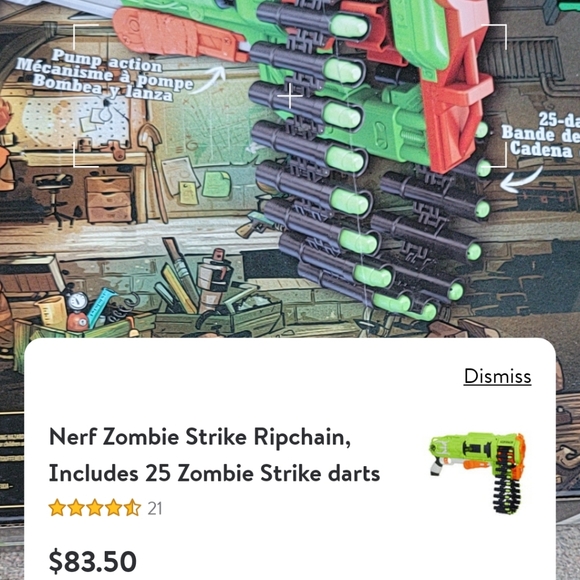 New Nerf Zombie Strike Ripchain - Picture 7 of 7